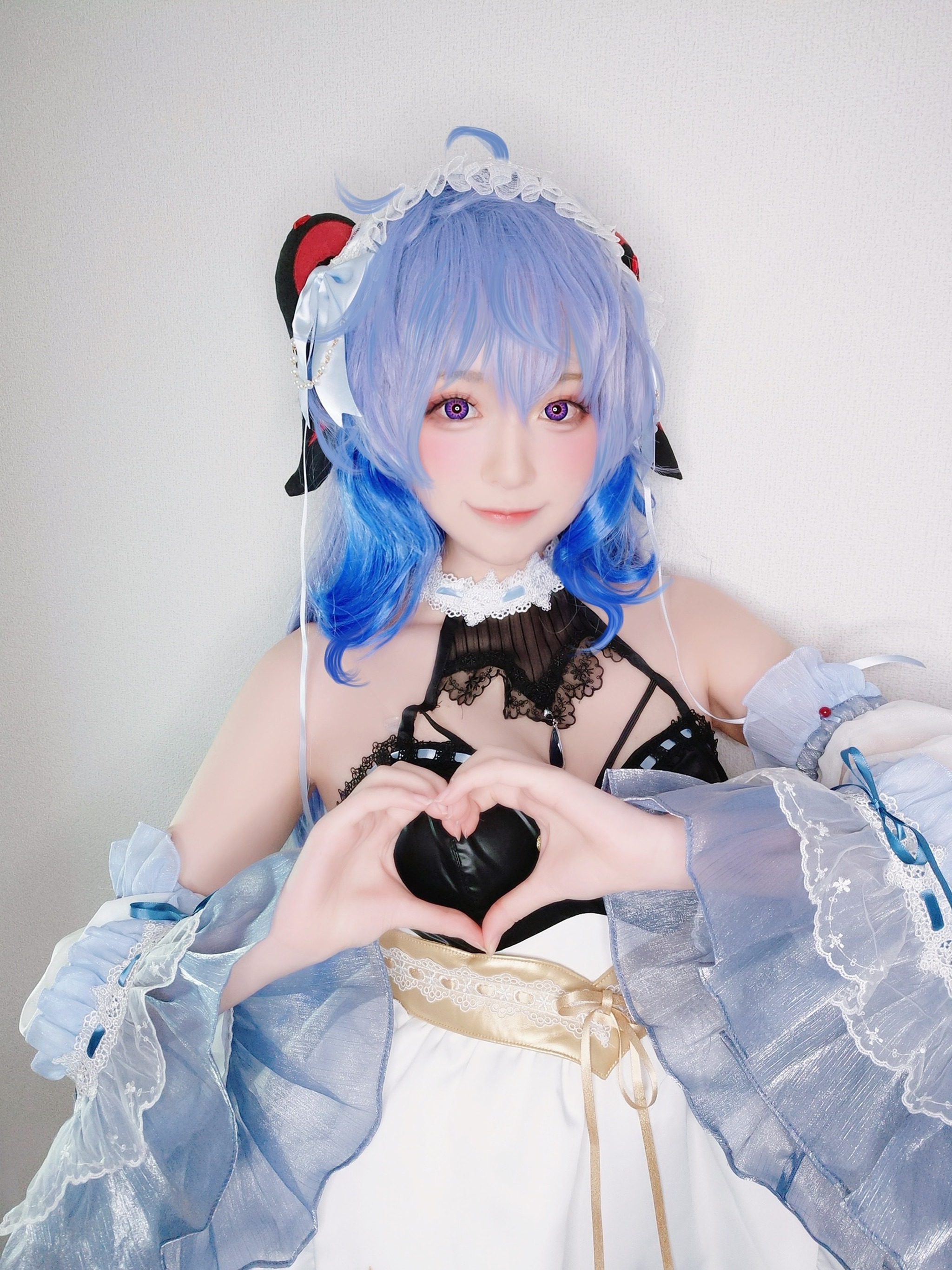 图片[1]-Yuki亭 – NO.002 甘雨メイド [34P]-XikXak